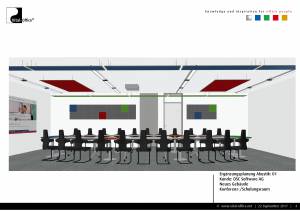 Akustikmaßnahmen - flexiconference in Schulungsräumen - DSC Software AG