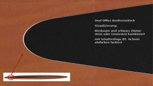 circon s-class 12m Konferenztisch für Vorstandsebene - Oval Office Hamburg