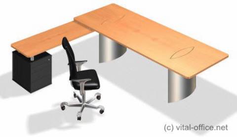 circon executive basic - executive desk - Customized desk sizes