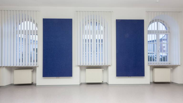 vitAcoustic colored and highly absorbent broadband wall absorbers