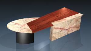 circon executive jet - executive desk - Design Natural Stone