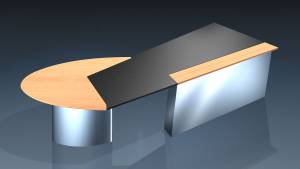 circon executive jet - executive desk - Design: Ambience chrome