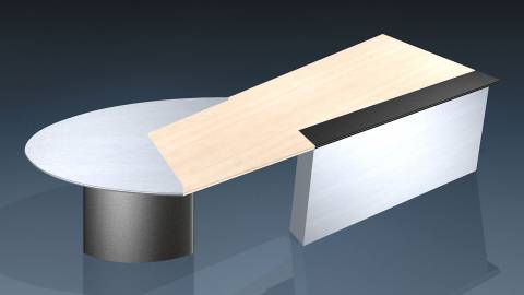 circon executive jet - executive desk -Design Ambience Aluminum