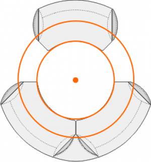 circon executive classic - Anthropometrische Tischplatten sind kreisförmig