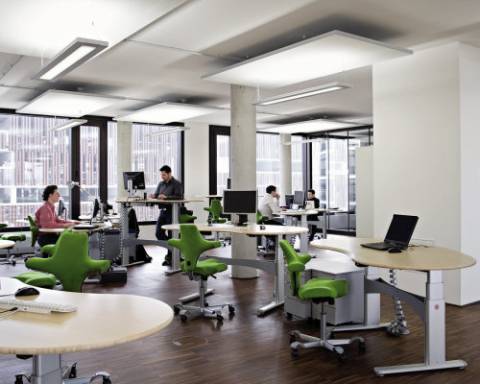 Gesundes Licht - vitalisierende Lichtplanung für Büroräume