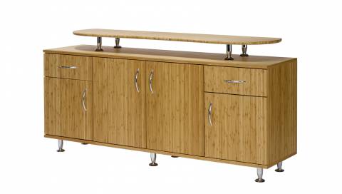 Bamboo Design Sideboard with doors, 2 drawers and add-on top. (Sitwell collection)